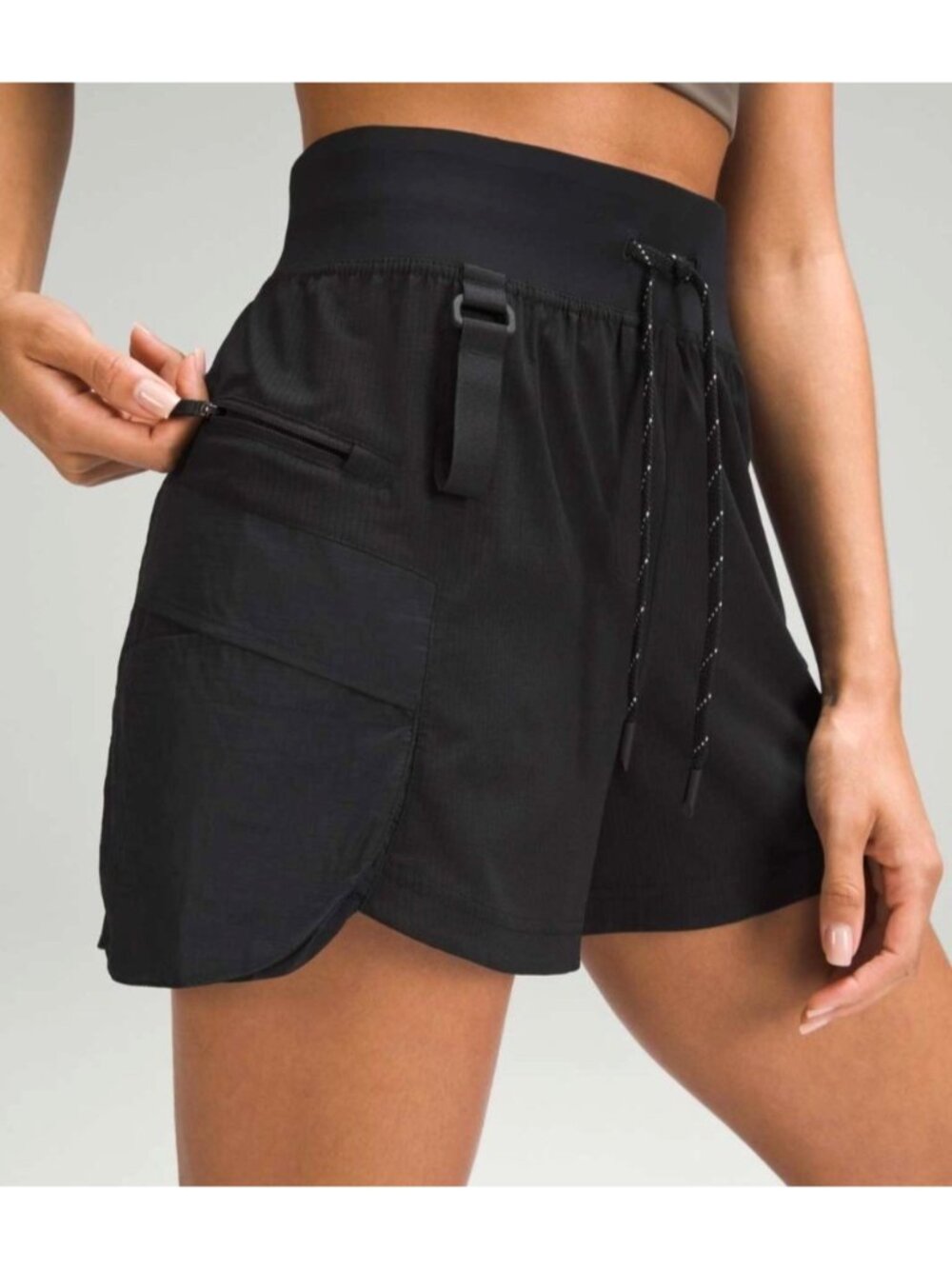 Lululemon Women's Sz 6 Detours Weld Lightweight Drawstring Pockets